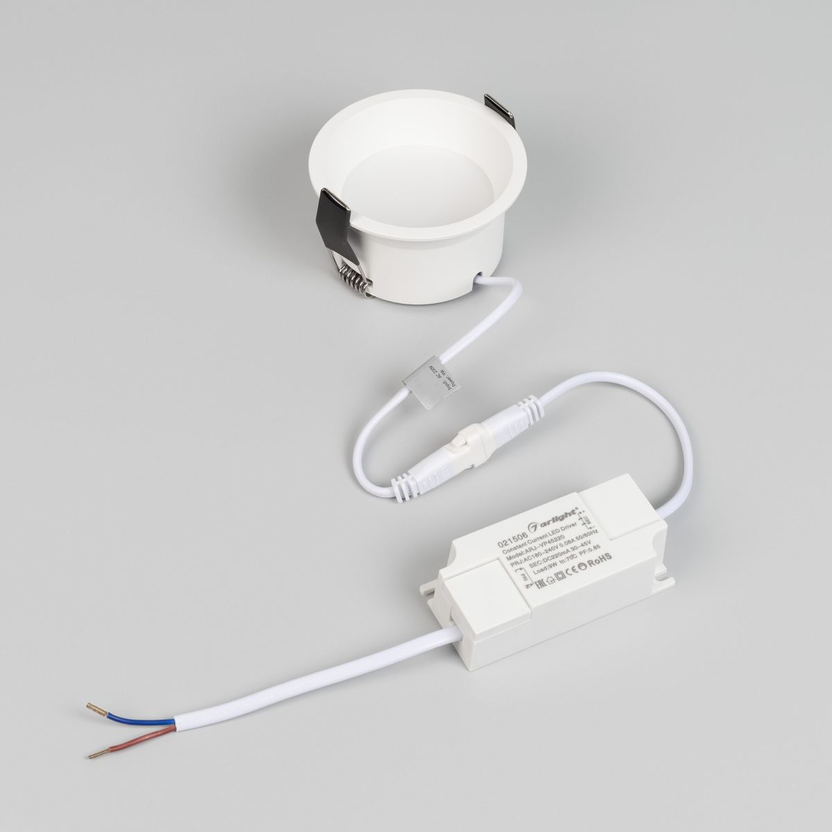 Встраиваемый светильник Arlight MS-BREEZE-BUILT-R82-9W Warm3000 (WH, 85 deg, 230V) (IP20 Металл) 036616(1) в #REGION_NAME_DECLINE_PP#