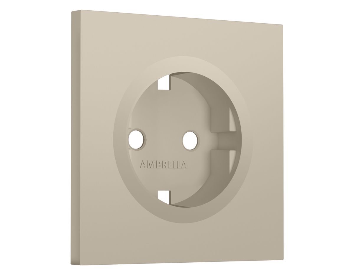 Лицевая панель SIGMA (Кашемир) для электрической розетки с/з QUANT PRO Ambrella Volt SP3460 в #REGION_NAME_DECLINE_PP#