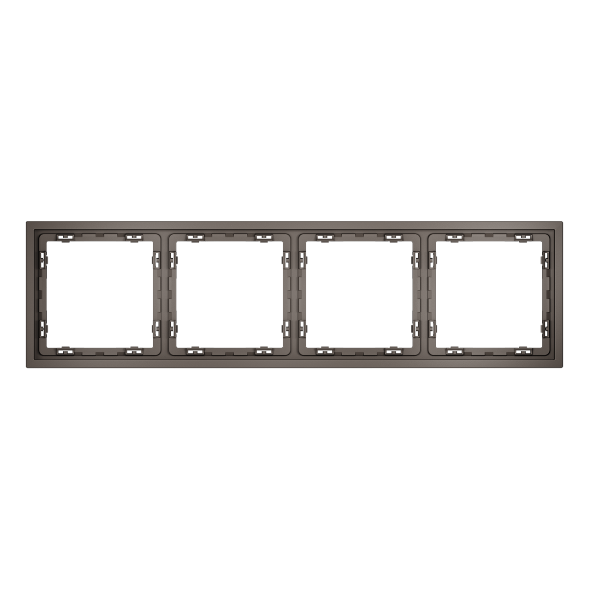 Рамка пластиковая Voltum S70 на 4 пост, (капучино) VLS100414 в #REGION_NAME_DECLINE_PP#