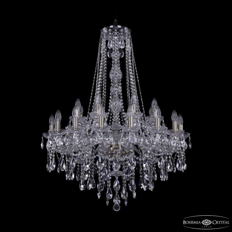 Подвесная люстра Bohemia Ivele Crystal 1415/16+8/300/h-106 Pa в Санкт-Петербурге