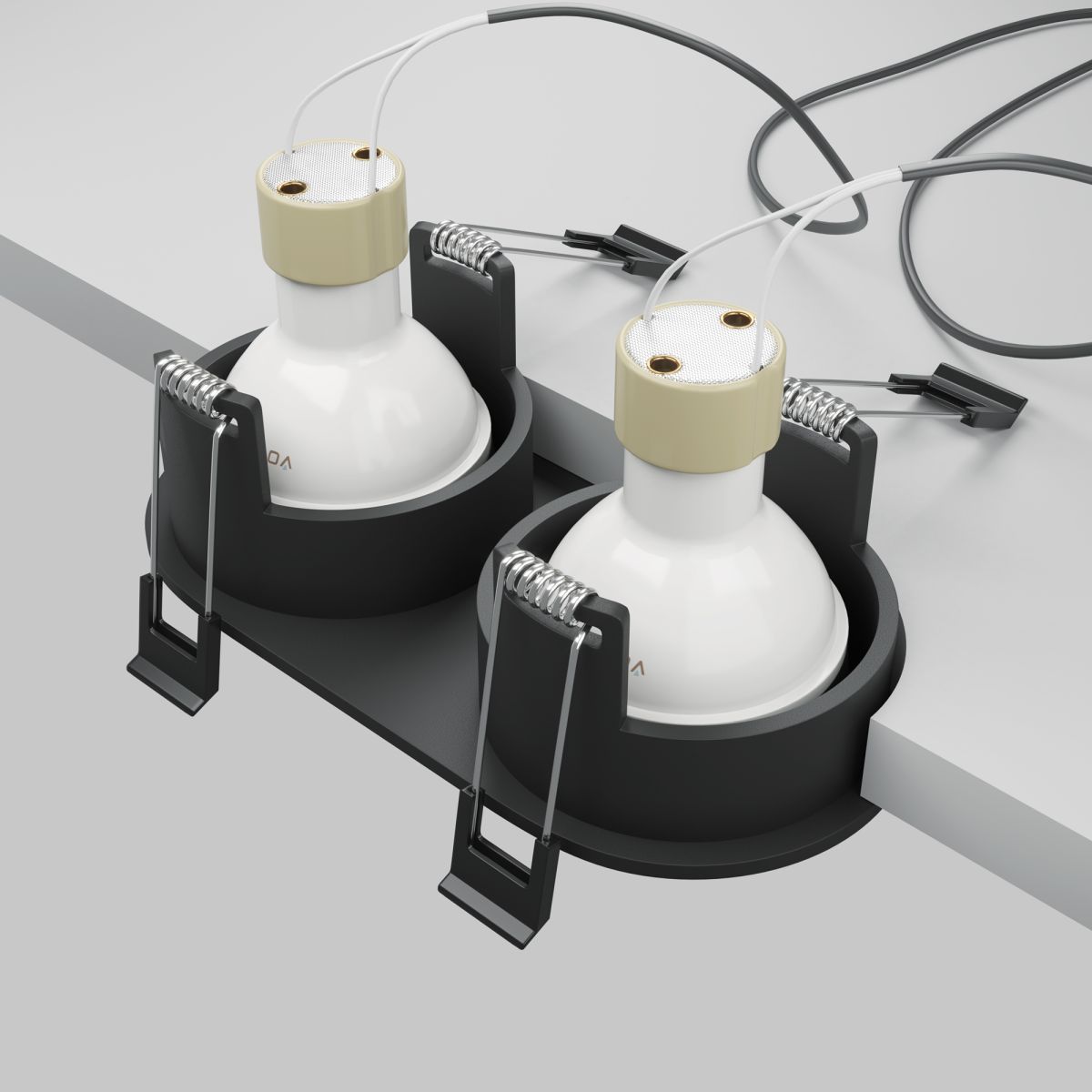 Встраиваемый светильник Maytoni Technical Share DL126-02-GU10-B в Санкт-Петербурге