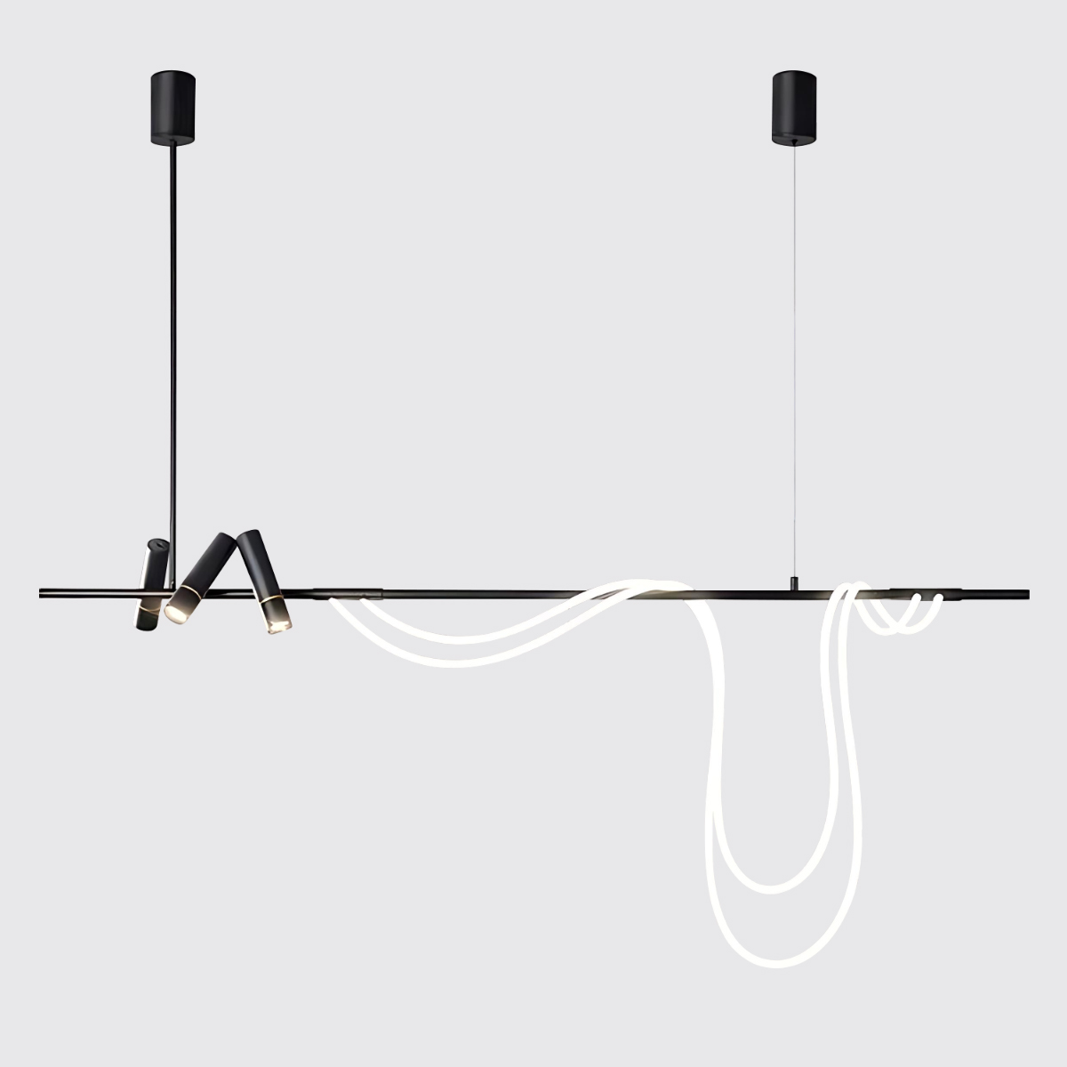 Подвесной светильник Delight Collection 7242P/L1200 black/white в Санкт-Петербурге