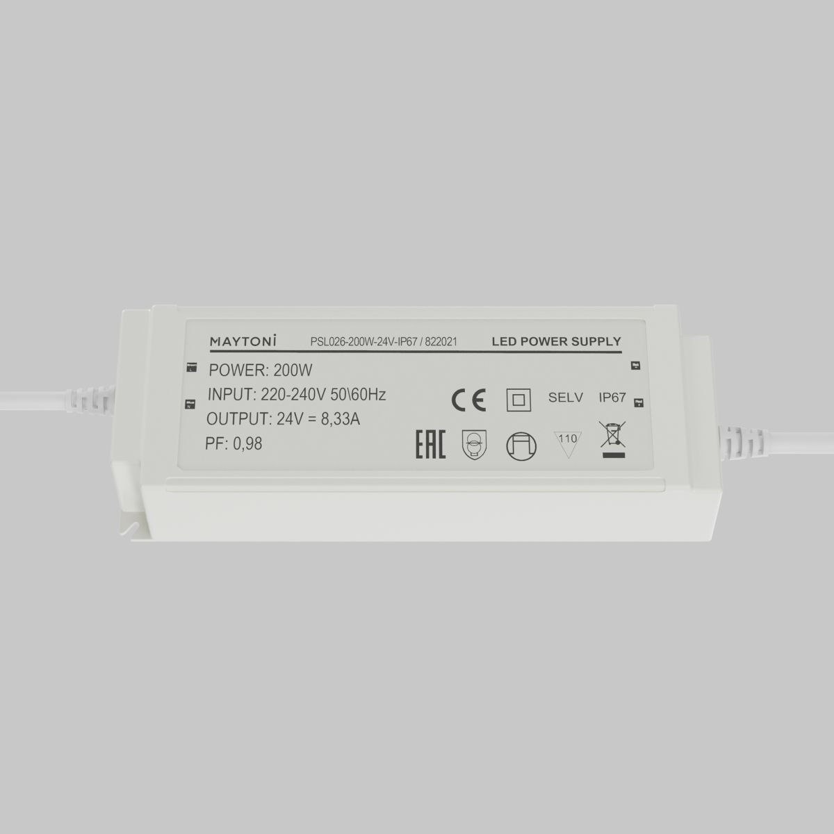 Источник напряжения Maytoni Led Strip PSL026 24В 200Вт IP67 822021 в Санкт-Петербурге