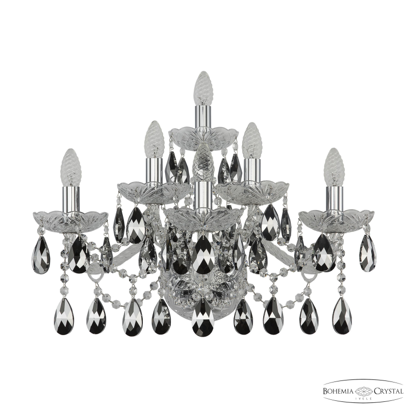 Бра Bohemia Ivele Crystal 1413B/3+2+1/240/XL Ni K781 в Санкт-Петербурге