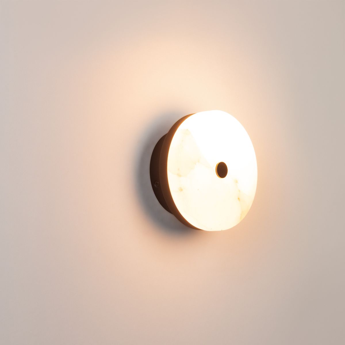 Настенный светильник Arlight SP-MENTA-WALL-R165-12W Warm2700 (BK, 130 deg, 230V) (IP20, Мрамор) 061700 в Санкт-Петербурге