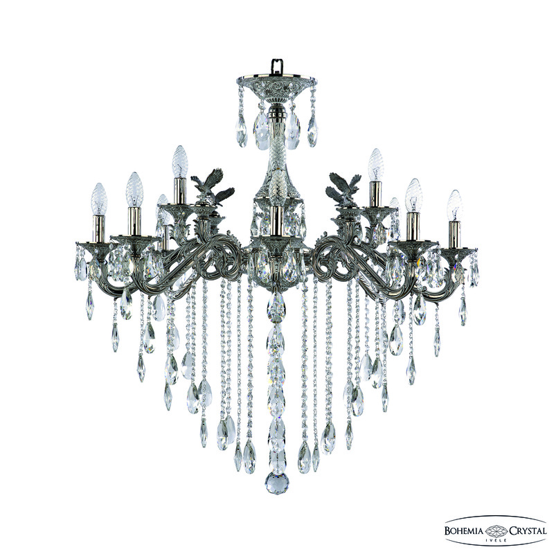 Подвесная люстра Bohemia Ivele Crystal Florence 71119/12+4/285 B NW FE1S в Санкт-Петербурге