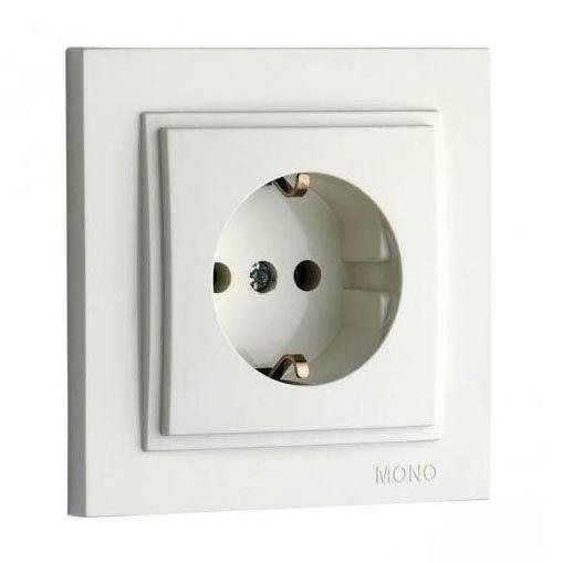 Розетка с заземлением Mono Electric Despina 16А 250В слоновая кость 102-010021-117 в Санкт-Петербурге