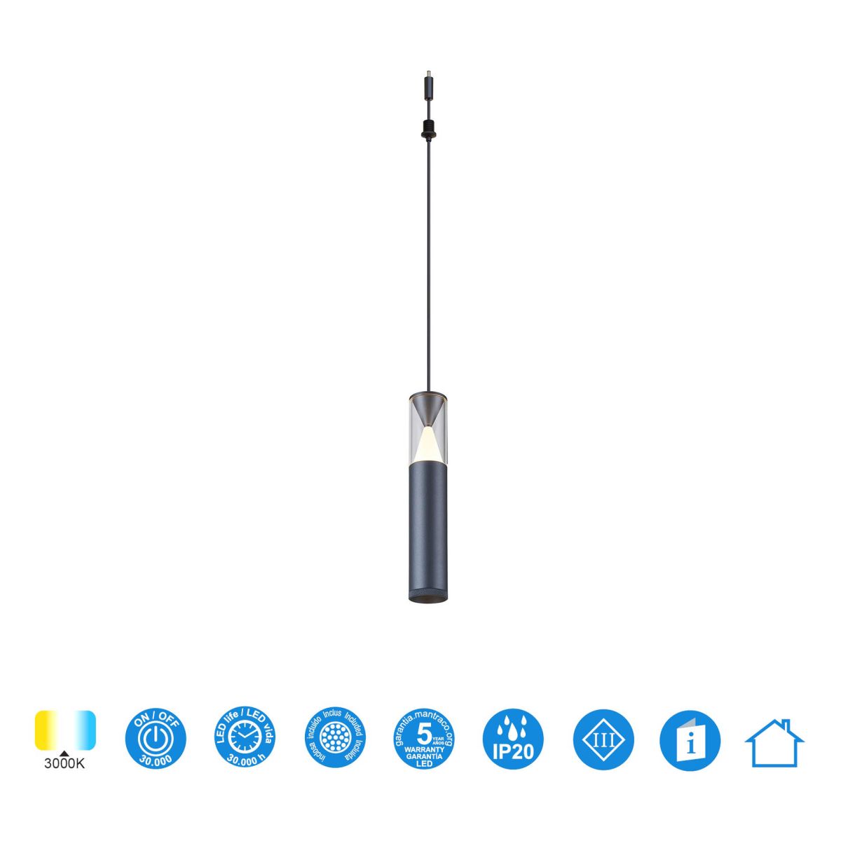 Подвесной модульный светильник без основания Mantra Spark 9325 в Санкт-Петербурге