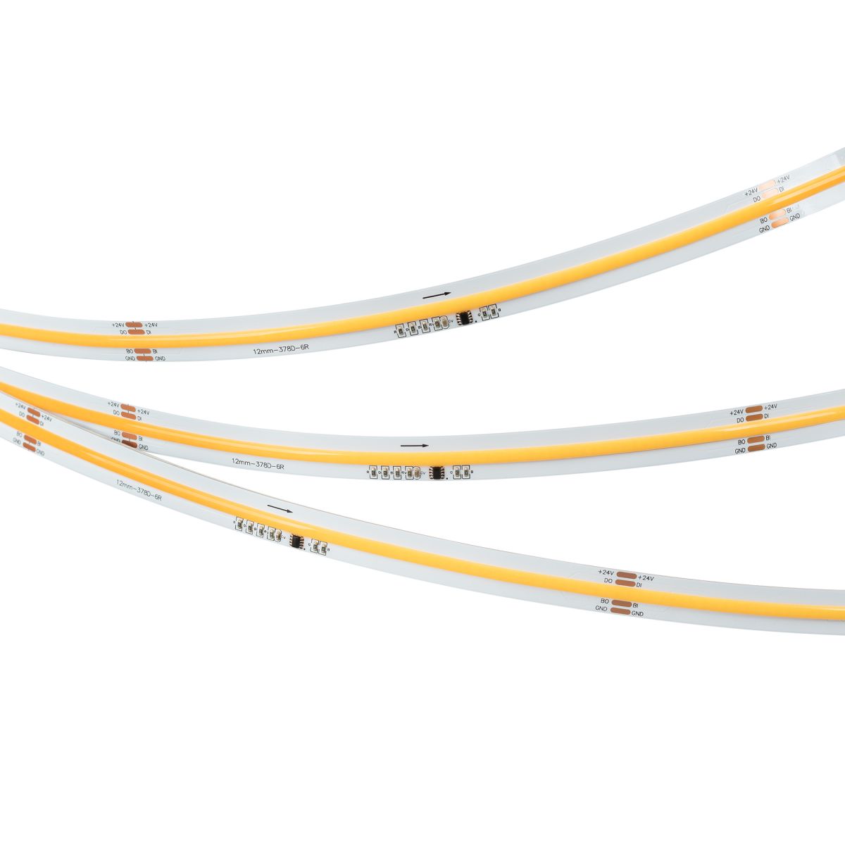 Светодиодная лента Arlight SPI-COB-X378-12mm 24V Day4000-PX21-BPT (8 W/m, IP20, 5m) (бегущий огонь) 063779 в Санкт-Петербурге
