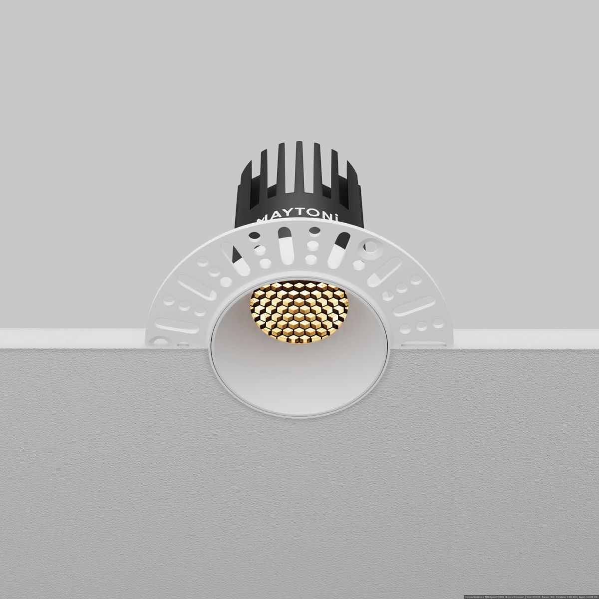 Встраиваемый светильник Maytoni Dip DL119-10W-2.7K-TRS-W в Санкт-Петербурге