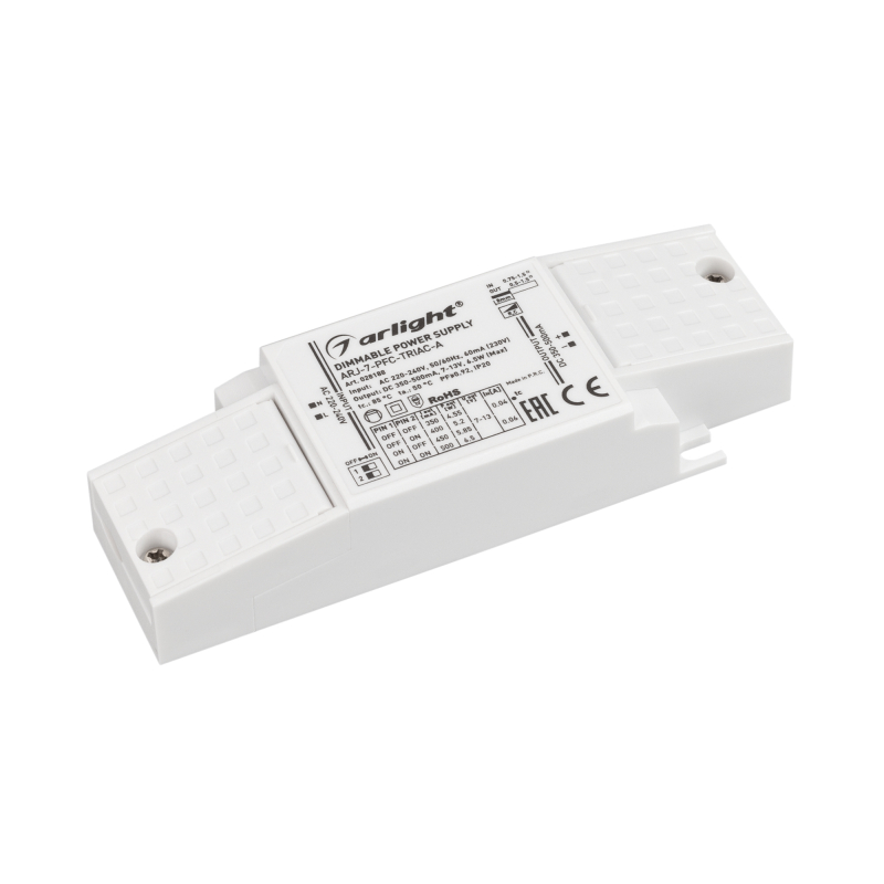 Блок питания Arlight ARJ-7-PFC-Triac-A (7W, 350-500mA) 028188 в Санкт-Петербурге