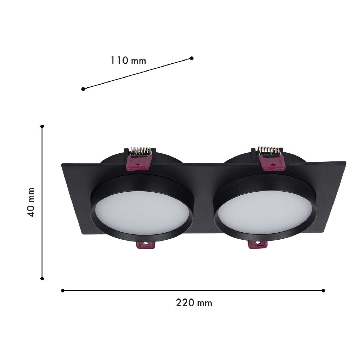 Встраиваемый светильник Favourite Vasto 4648-2C в #REGION_NAME_DECLINE_PP#