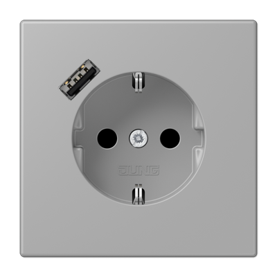 Розетка 2K+З USB Typ A Jung LC1520-18A204 в Санкт-Петербурге