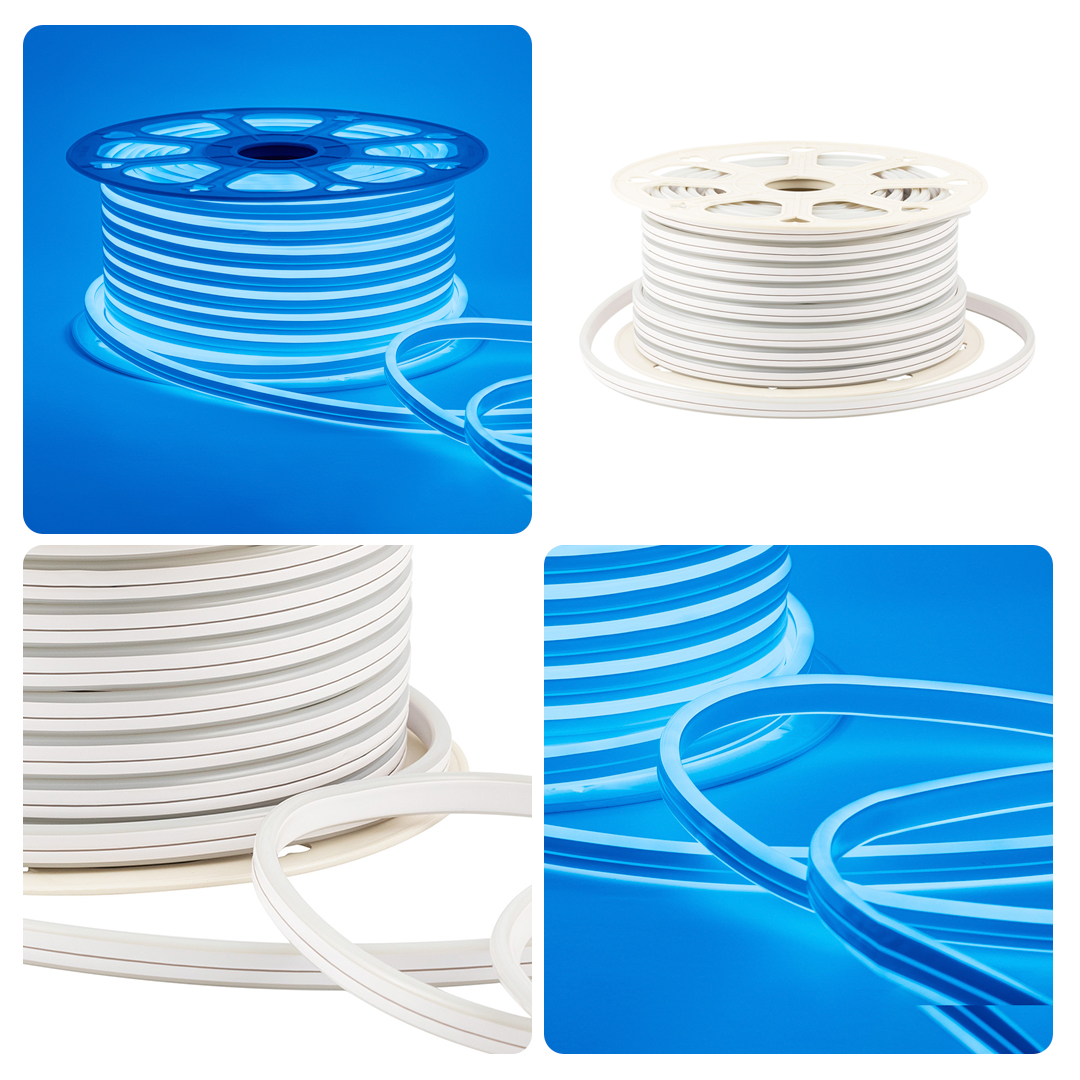 Светодиодный двусторонний неон Apeyron Стандарт 220В 2835 6Вт/м синий 50м IP65 17-24 в Санкт-Петербурге