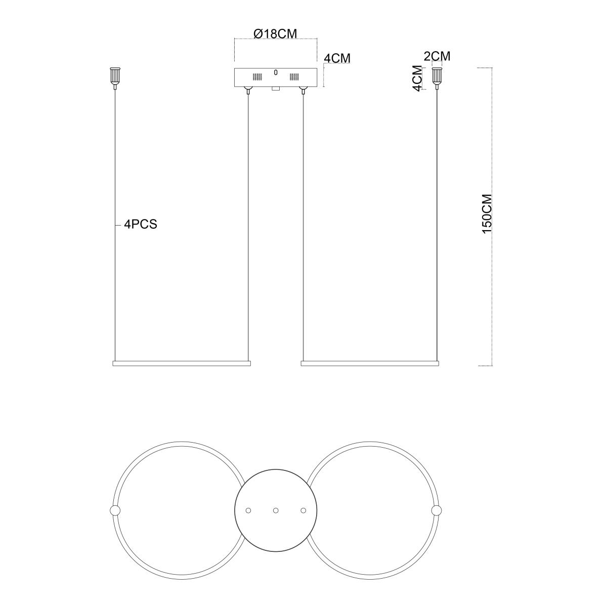 Потолочная чаша Favourite Canopy 4591-180-2BL в #REGION_NAME_DECLINE_PP#