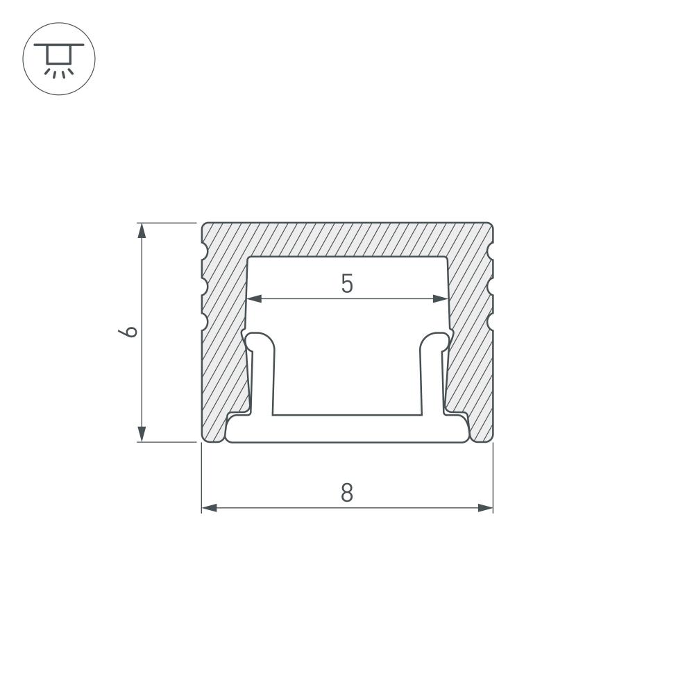 Профиль Arlight SL-MINI 030522 УЦ в Санкт-Петербурге