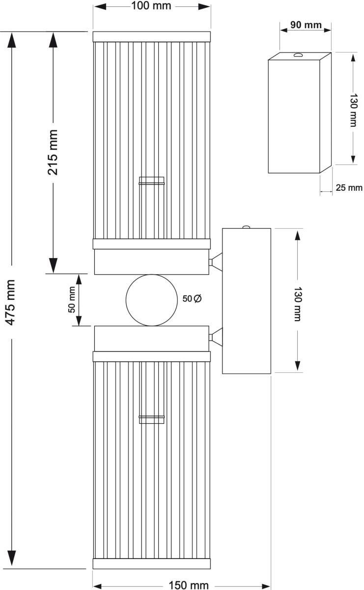 Бра Kutek Lauria LAU-K-2(Z) в Санкт-Петербурге