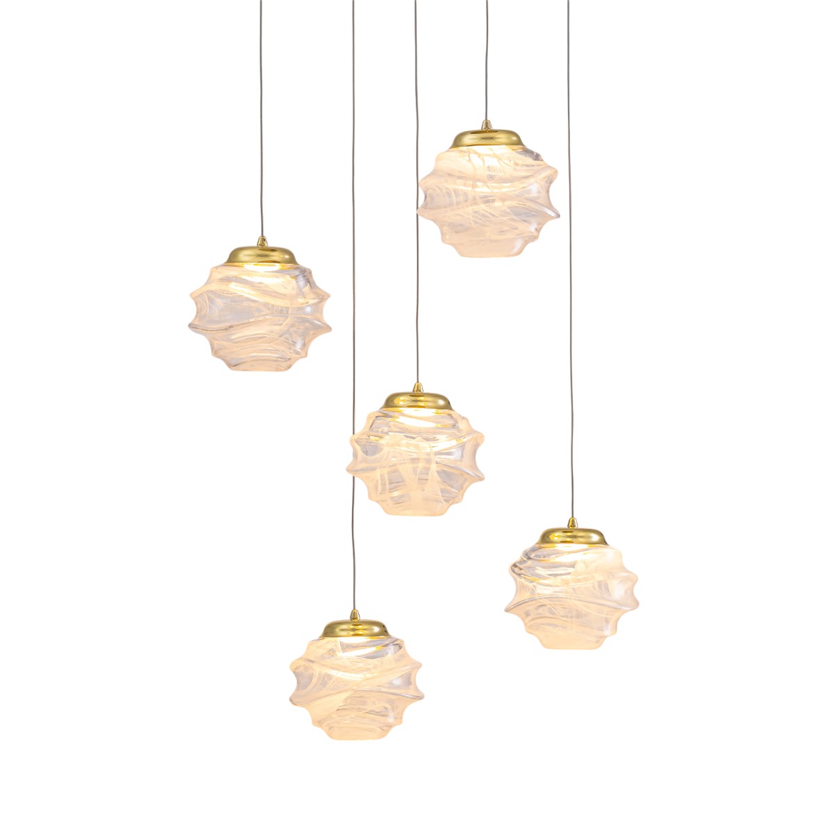 Подвесной светильник Delight Collection MD25030003-5A gold/clear в Санкт-Петербурге