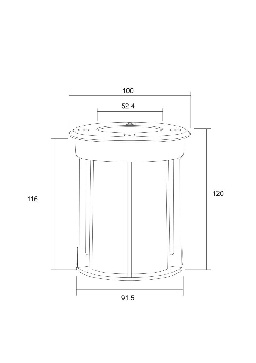 Ландшафтный светильник Outdoor Tubo O043DL-01S в Санкт-Петербурге