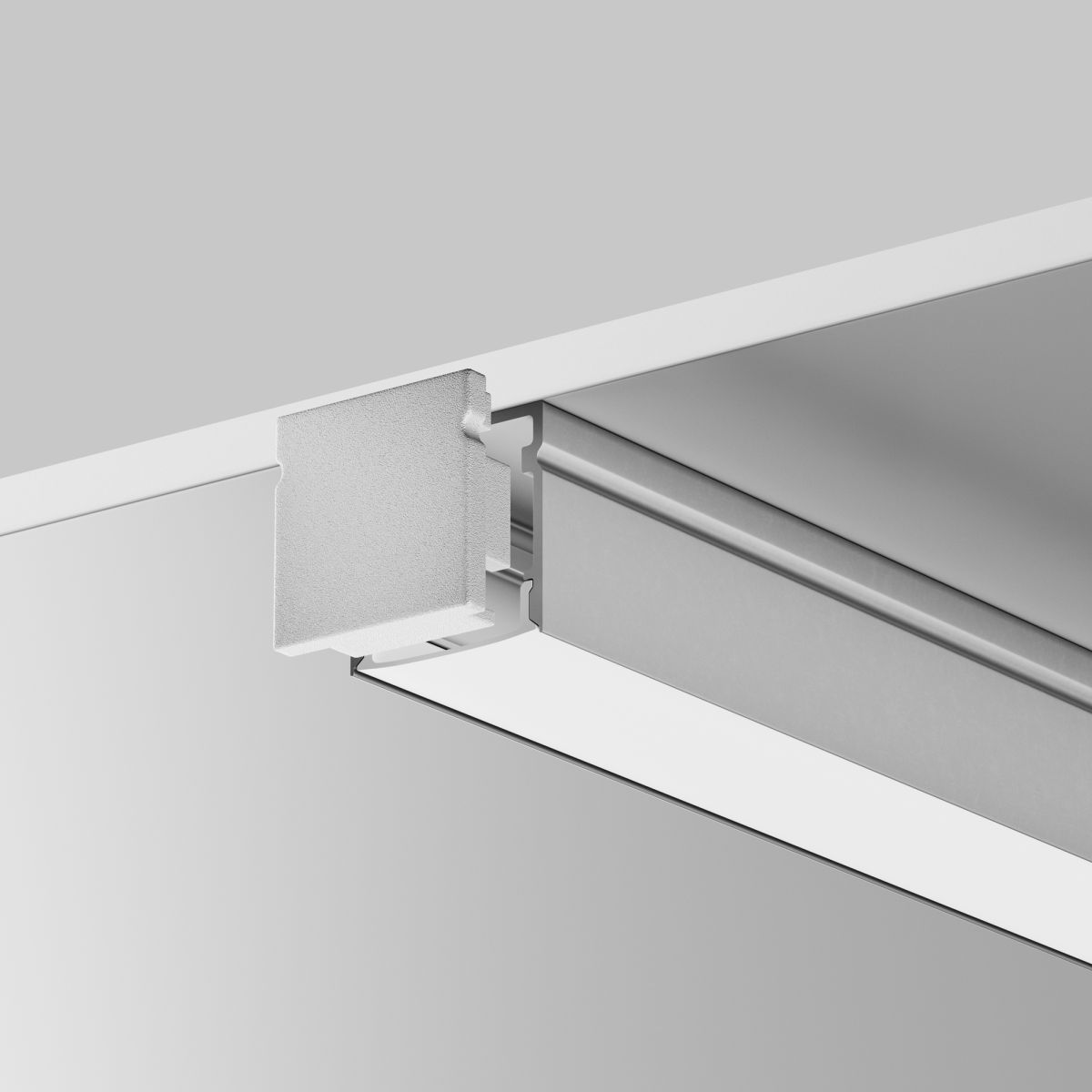 Комплект заглушек для профиля 20×20 2шт Maytoni Led Strip ALM-2020-EC 642072 в Санкт-Петербурге