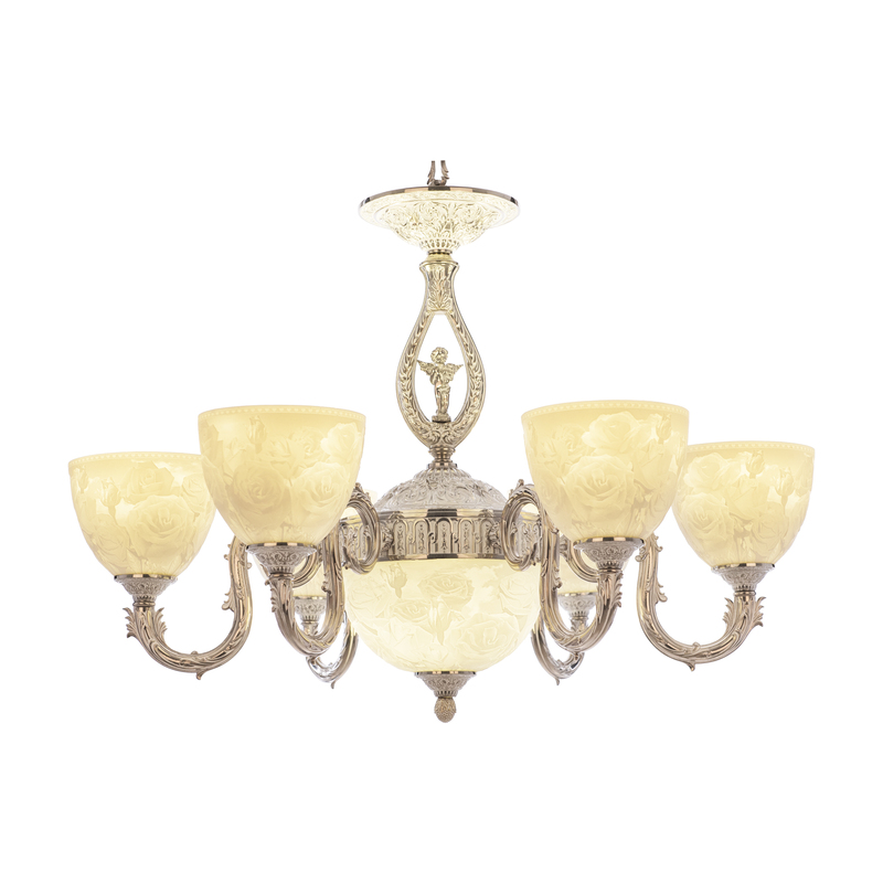 Подвесная люстра Bohemia Ivele Crystal Florence 71403P/6/175 NW P1 U Rose FA10S в Санкт-Петербурге