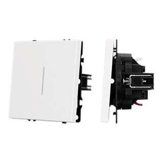 Механизм звонкового выключателя Arlight LED SWT-NOBE-MKR1-SFPL-L-WH (230V, 10A) (Белый кварц) 061737 в Санкт-Петербурге