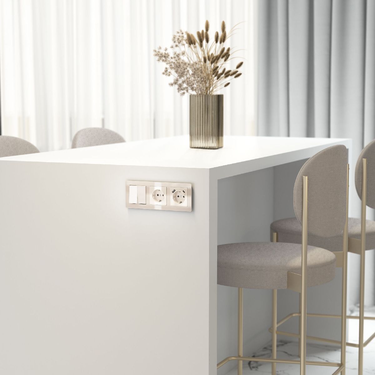 Розетка с заземлением и шторками Werkel 4690389197093 W1171143 a064061 в Санкт-Петербурге