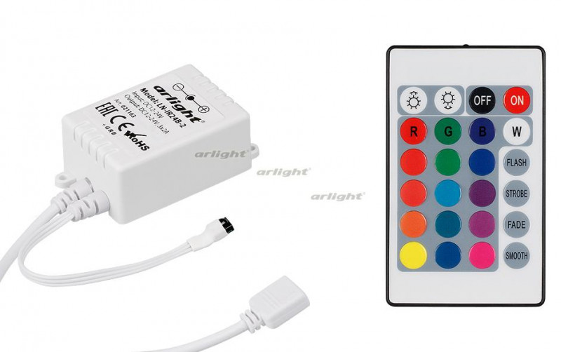 Контроллер Arlight LN-IR24B-2 (12-24V,72-144W, ПДУ 24кн) 021163 в Санкт-Петербурге