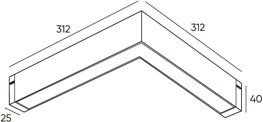 Трековый светодиодный светильник Denkirs Smart Linear DK8014-BK в Санкт-Петербурге