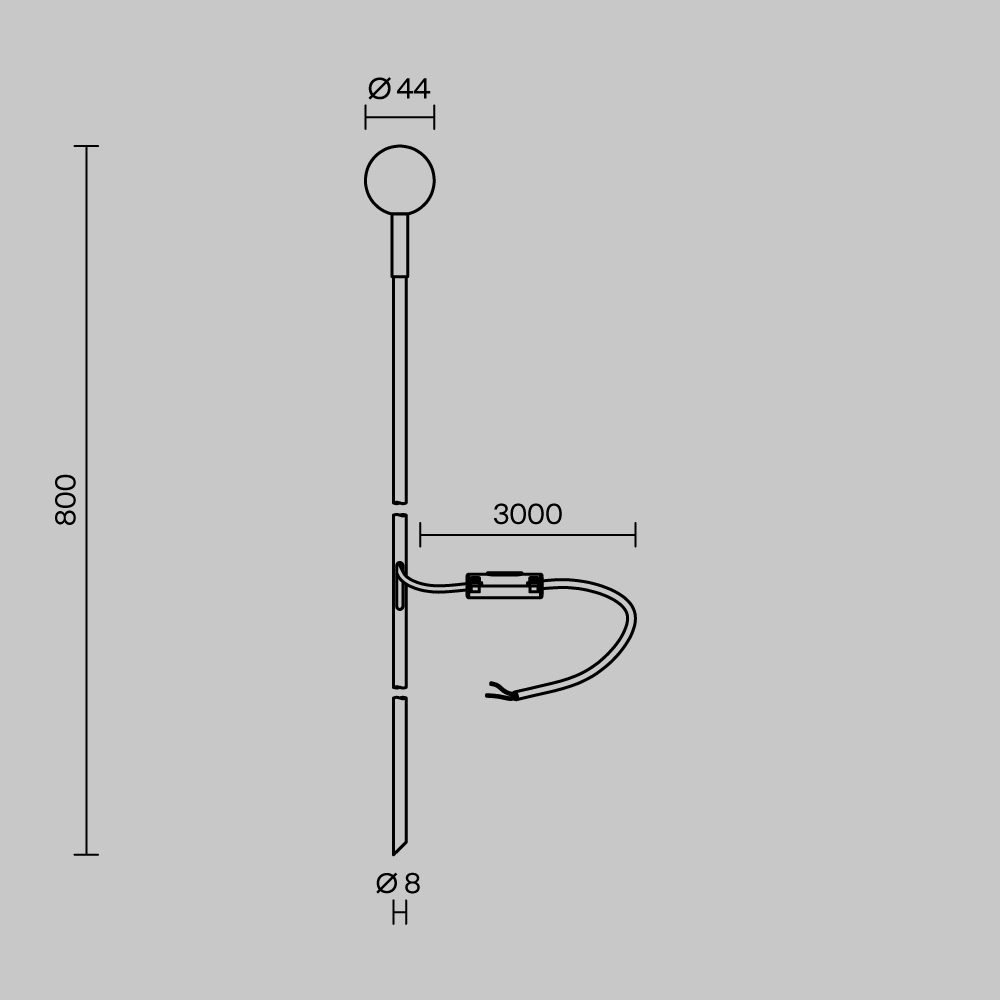 Ландшафтный светильник Maytoni Shin O523FL-L2PT3K в Санкт-Петербурге