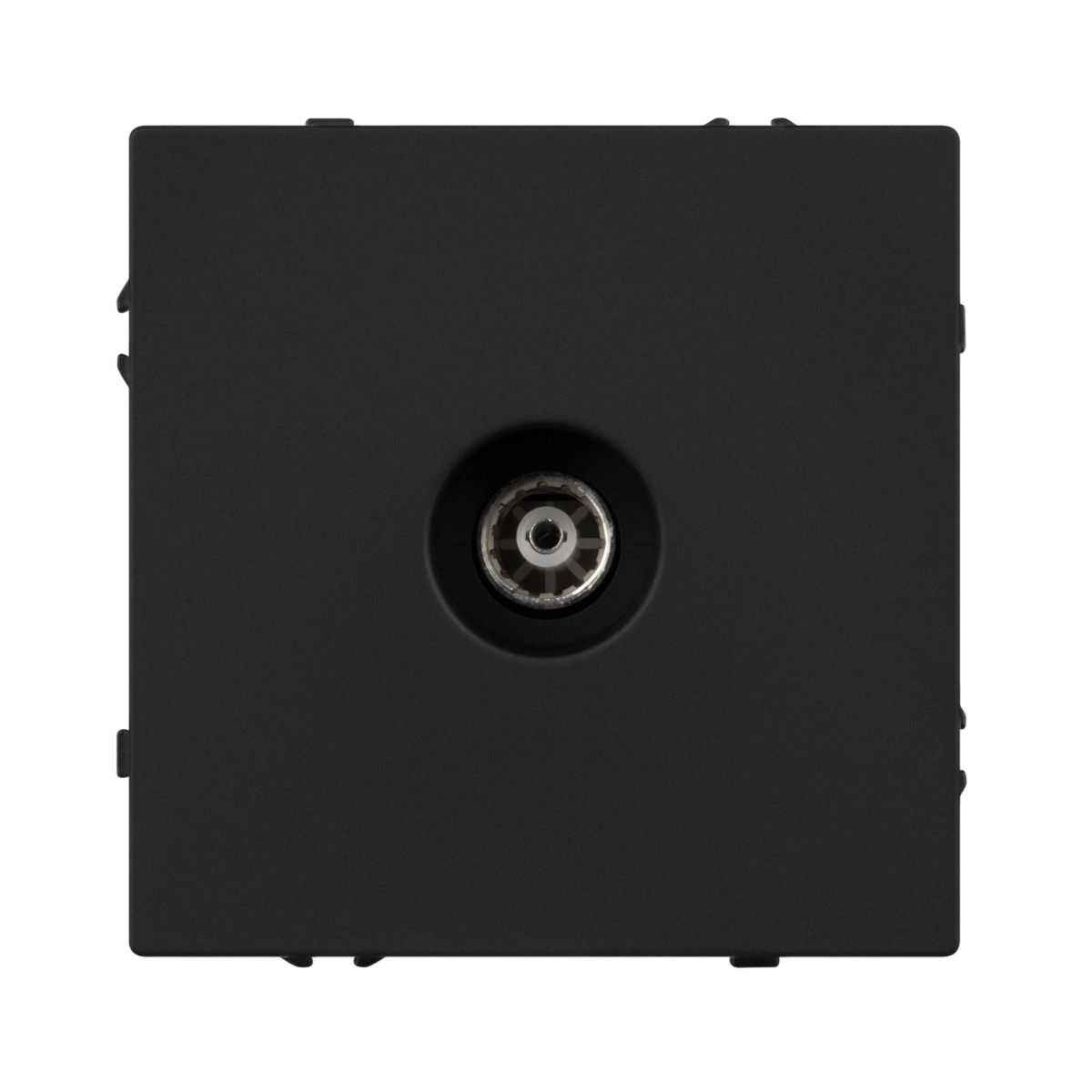 Механизм телевизионной розетки Arlight SCT-NOBE-MTV1-SFPL-BK (Черный оникс) 054293 в Санкт-Петербурге