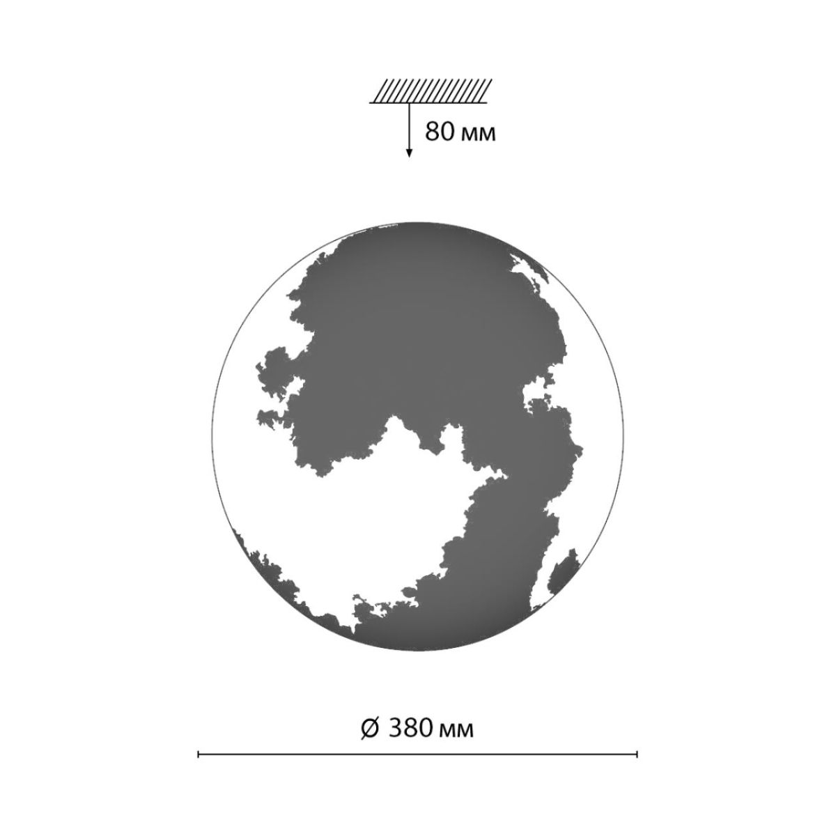 Настенно-потолочный светильник Sonex Pale Moon 3084/DLN в Санкт-Петербурге