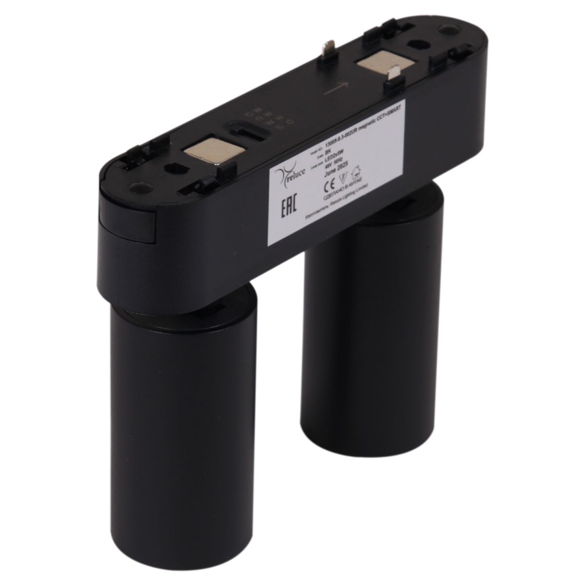 Трековый магнитный светильник (CCT+SMART) Reluce 13005-9.3-002UR magnetic LED2x5W BK CCT+SMART в Санкт-Петербурге