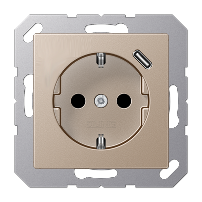Розетка 2K+З USB Typ C Jung A1520-18CCH в #REGION_NAME_DECLINE_PP#
