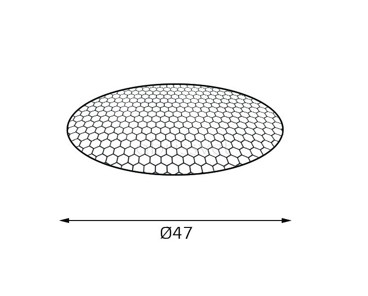 Сетчатый фильтр для светильников Italline HONEYCOMB filter в #REGION_NAME_DECLINE_PP#