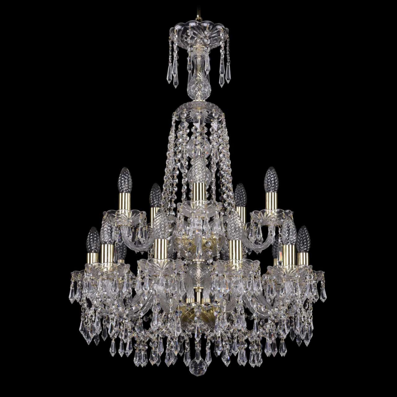 Подвесная люстра Bohemia Ivele 1403/10+5/195/XL-84/2d/G в Санкт-Петербурге