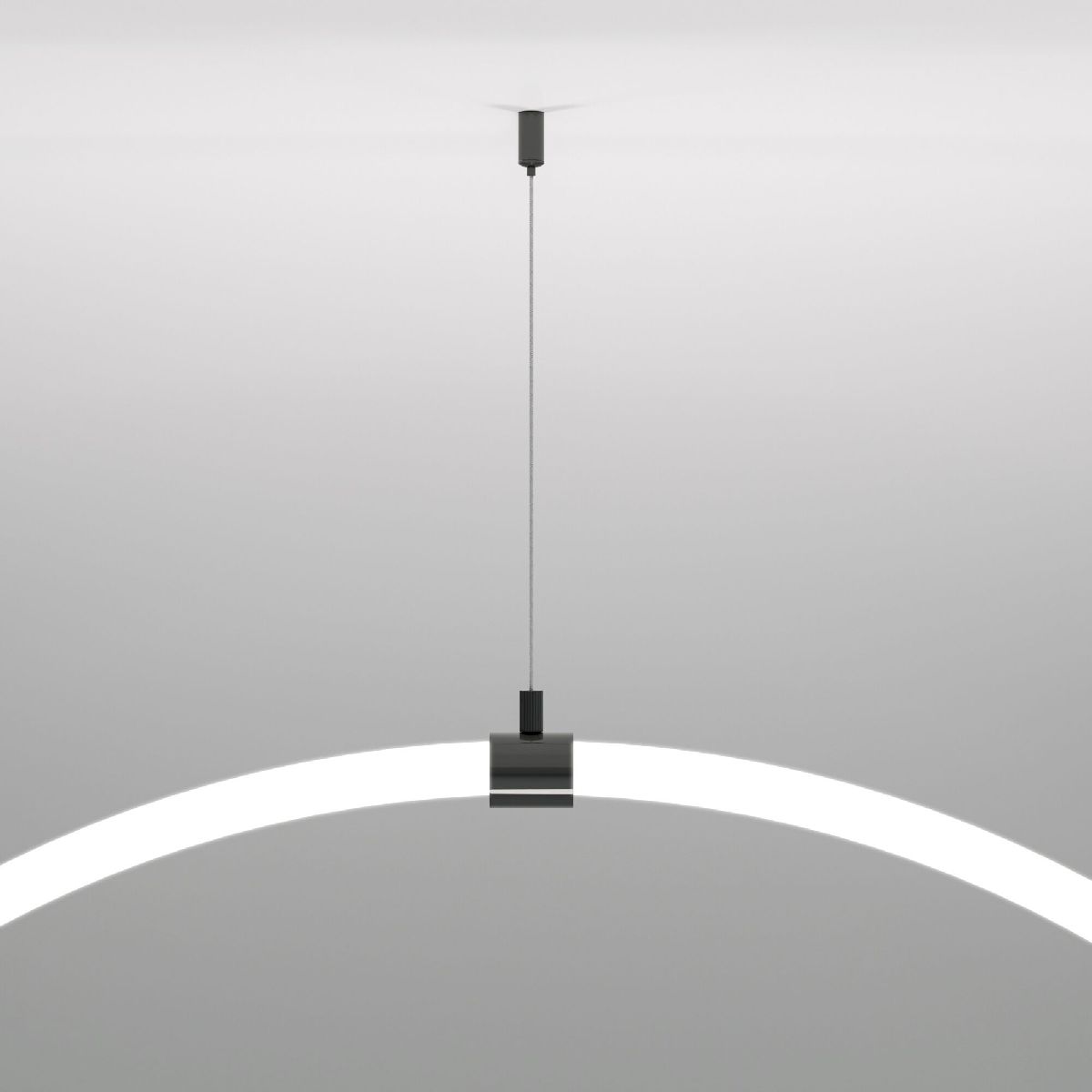 Подвесной трос для круглого гибкого неона Elektrostandard Full light FL 2830 черный 4690389196010 a063441 в Санкт-Петербурге