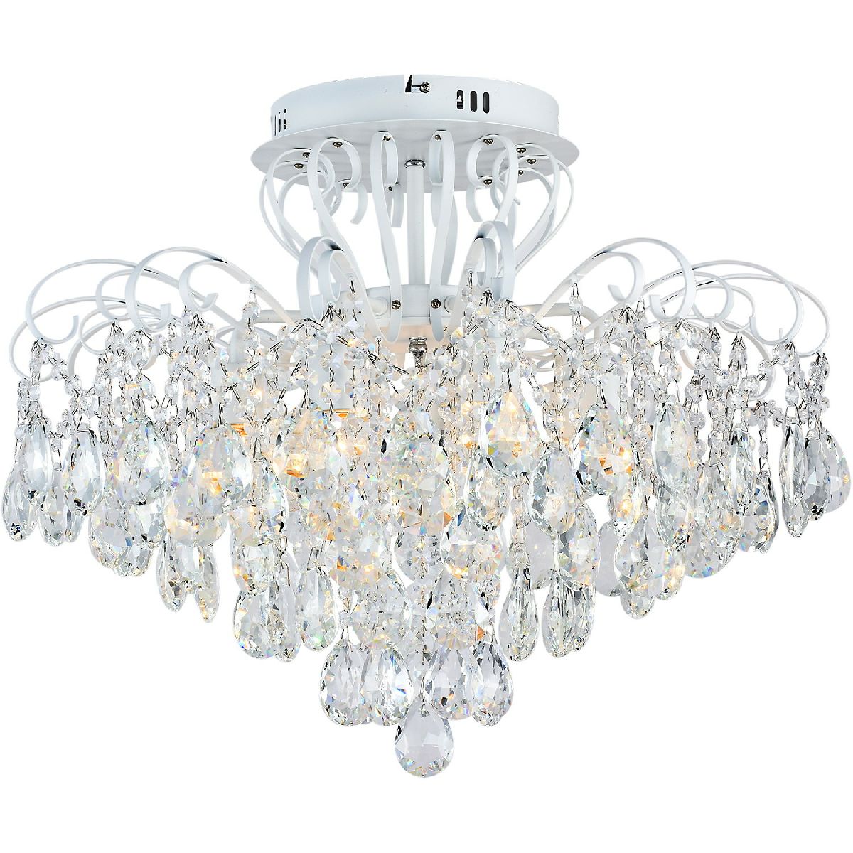 Потолочная люстра Reluce 04013-0.3-07 WH+SILVER PN в Санкт-Петербурге
