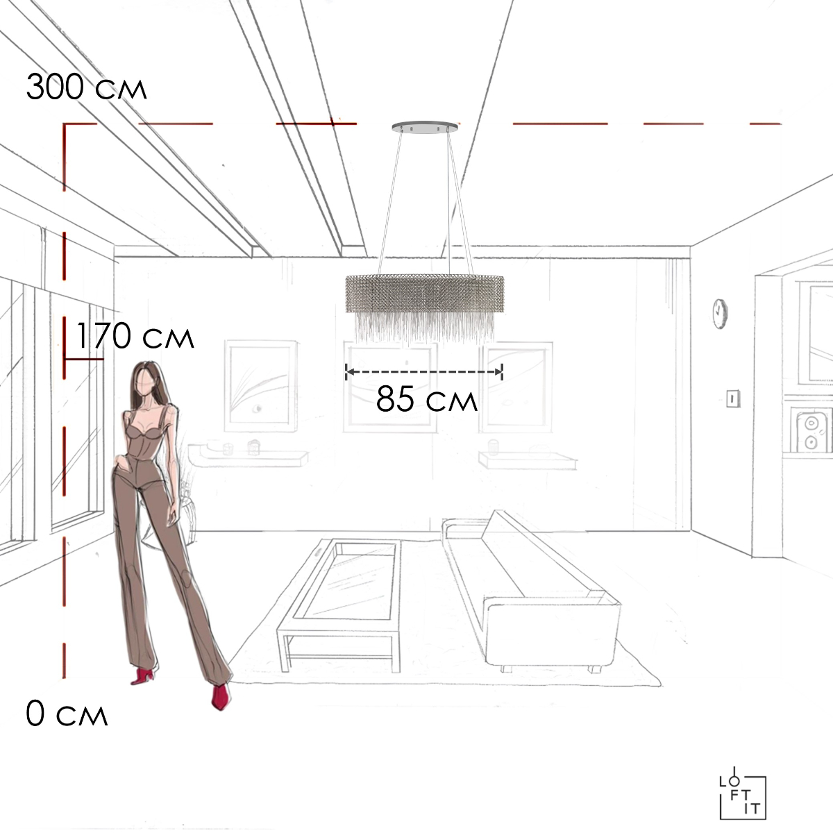 Подвесная люстра Loft IT Opera 10406/850L в Санкт-Петербурге