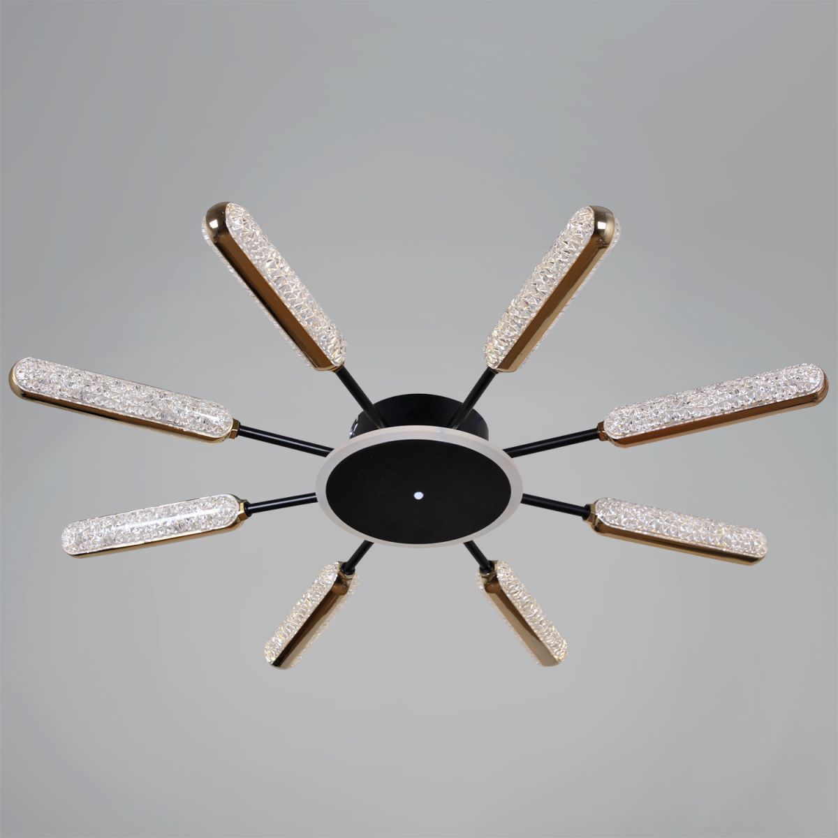 Потолочная led люстра Reluce 08290-0.3-08 BK+GD в #REGION_NAME_DECLINE_PP#