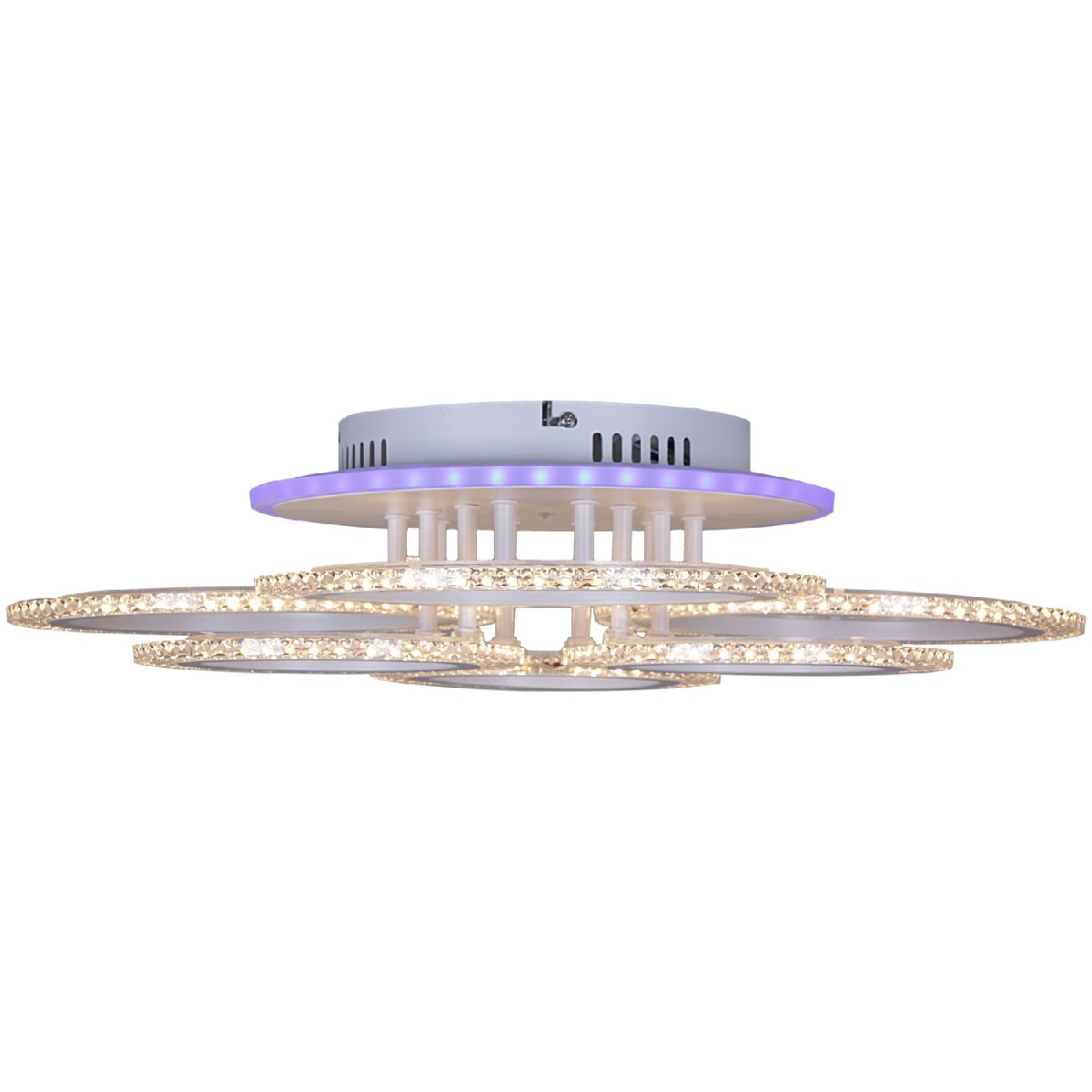 Потолочная люстра Reluce 08488-0.3-3+3CRGB WH(RGB) в Санкт-Петербурге
