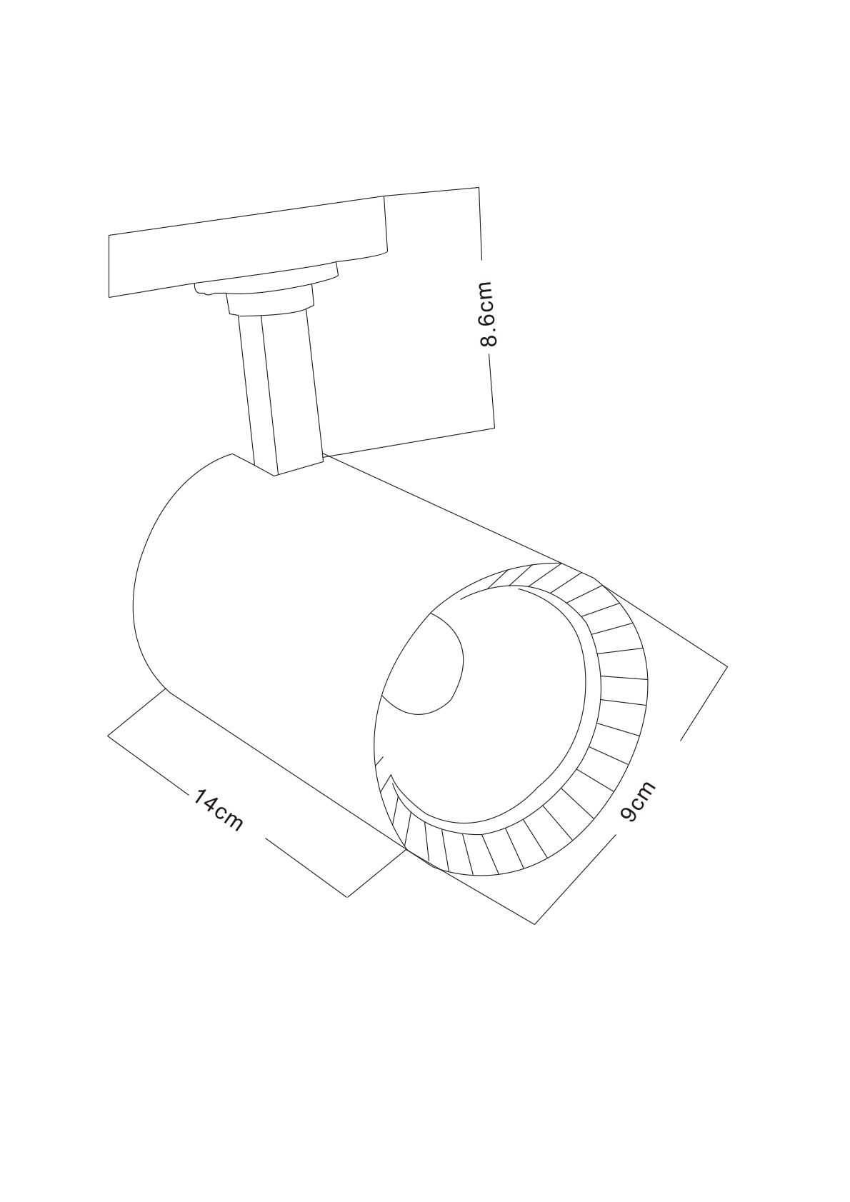 Трековый светильник Arte Lamp Vinsant A2664PL-1BK в Санкт-Петербурге