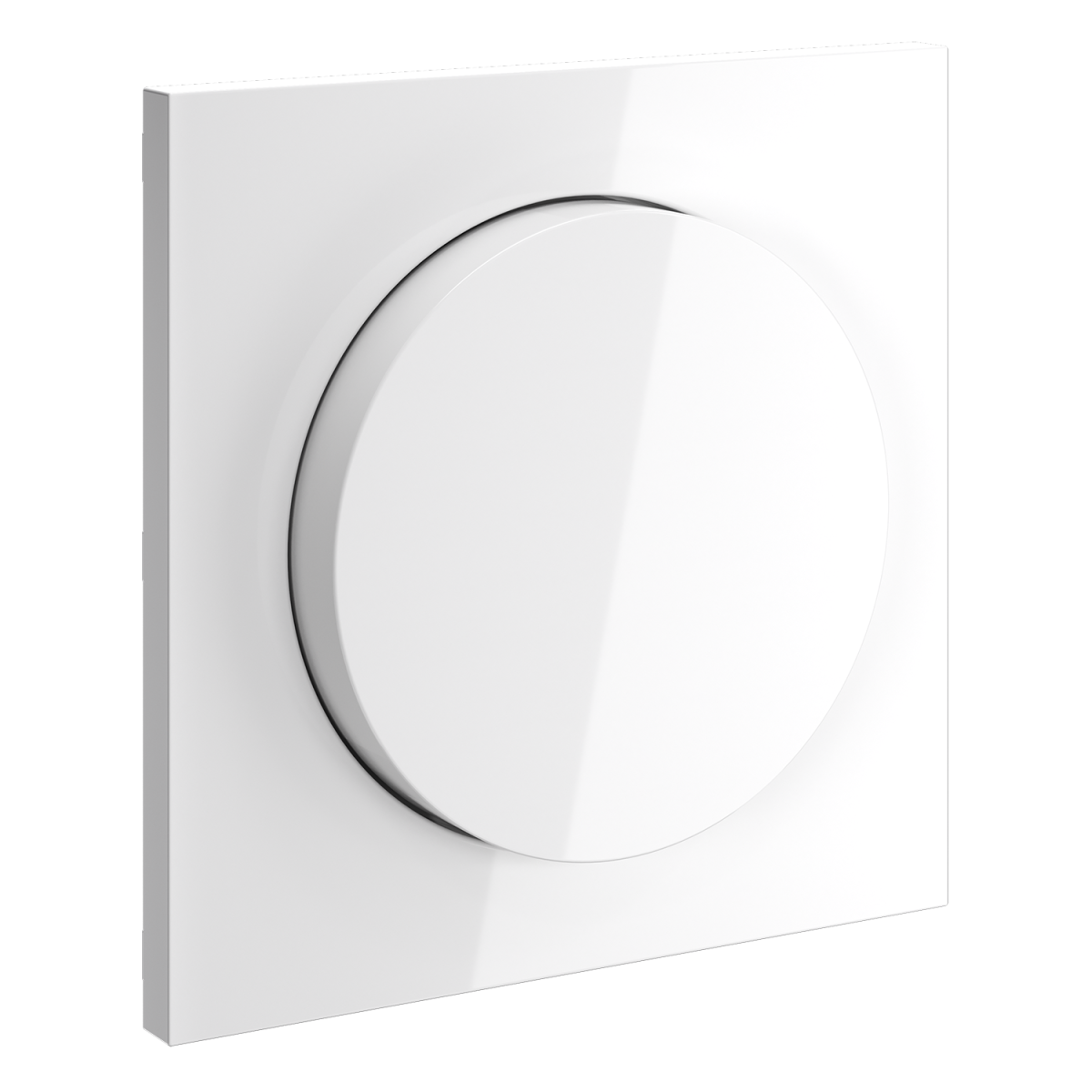 Накладка для светорегулятора поворотно-нажимного Voltum S70 (белый глянцевый) VLS002001 в #REGION_NAME_DECLINE_PP#