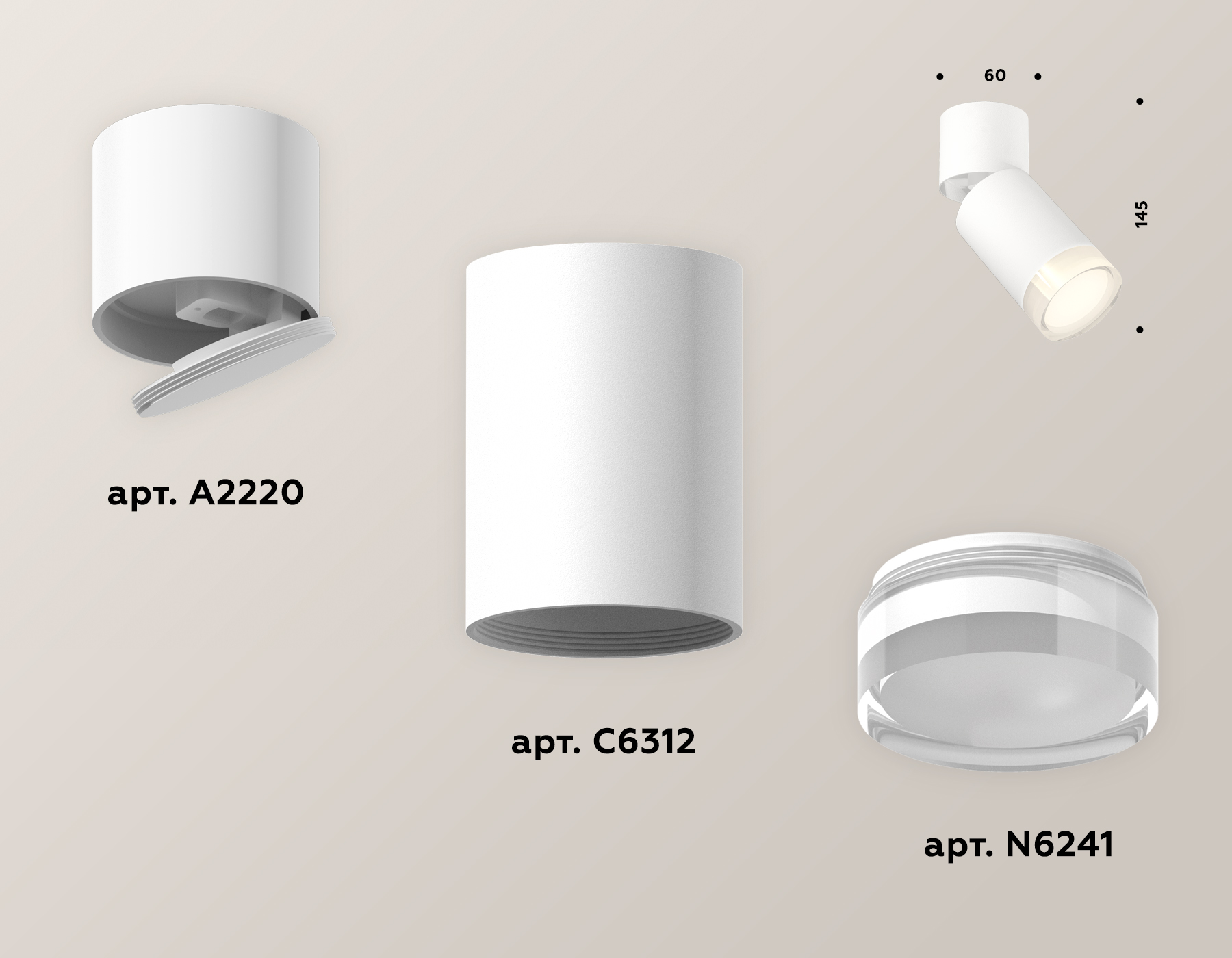 Спот Ambrella Light Techno Spot XM6312080 (A2220, C6312, N6241) в Санкт-Петербурге