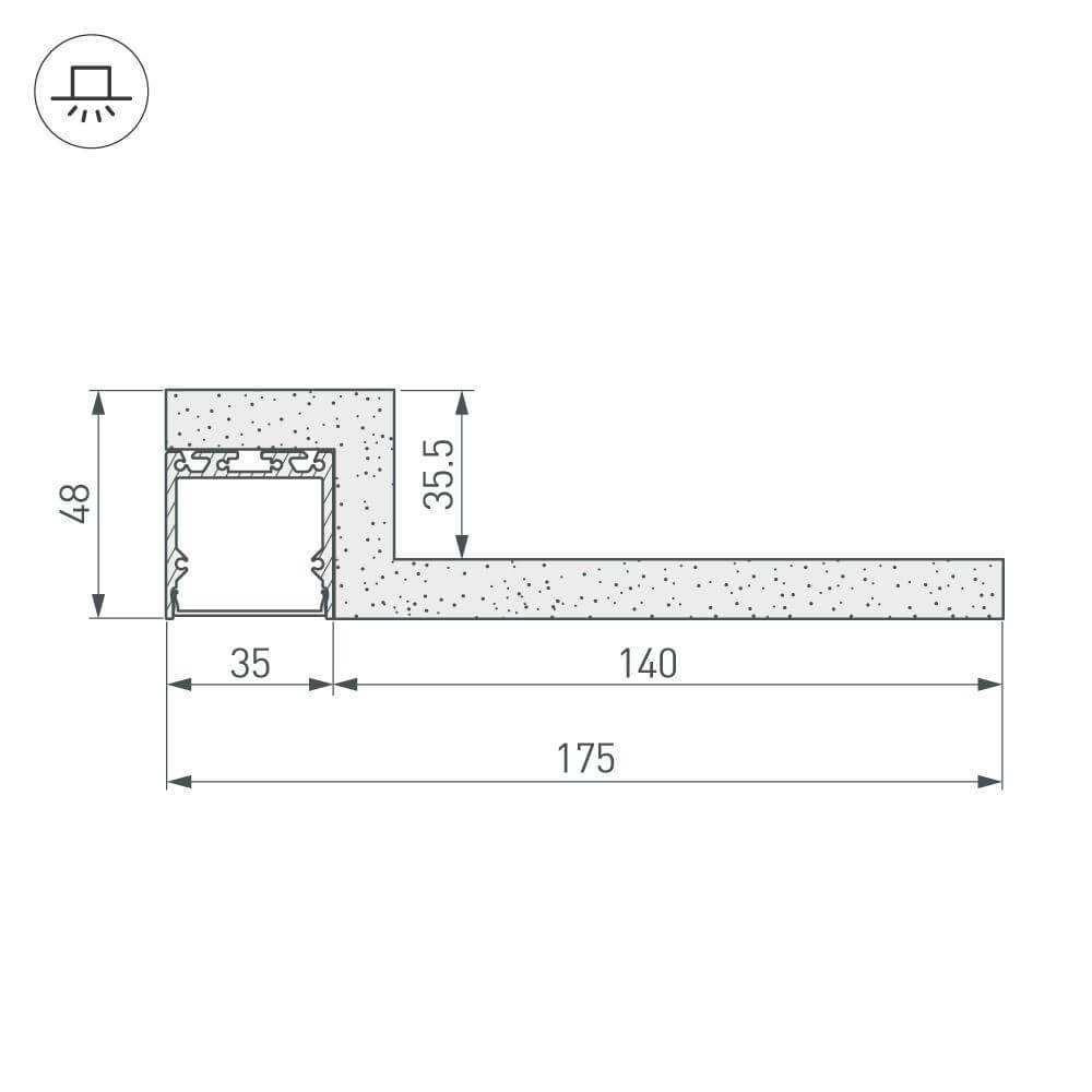 Профиль Arlight ARL-LINE 022936 в Санкт-Петербурге