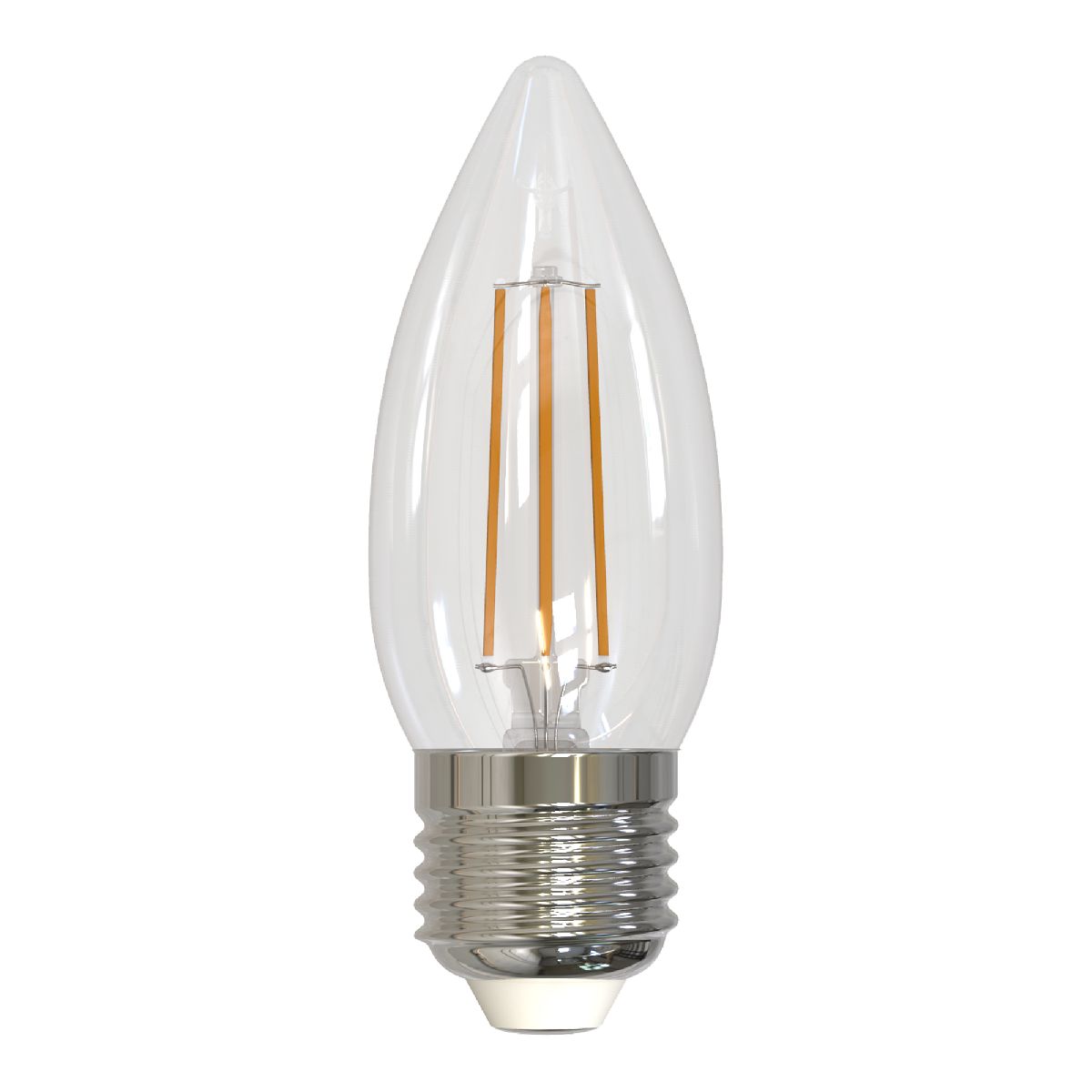 Лампа светодиодная диммируемая (UL-00003643) Uniel E27 5W прозрачная LED-C35-5W/WW/E27/CL/DIM GLA01TR в #REGION_NAME_DECLINE_PP#