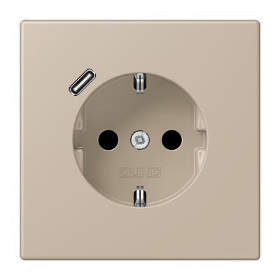 Розетка 2K+З USB Typ C Jung LC1520-18C243 в #REGION_NAME_DECLINE_PP#