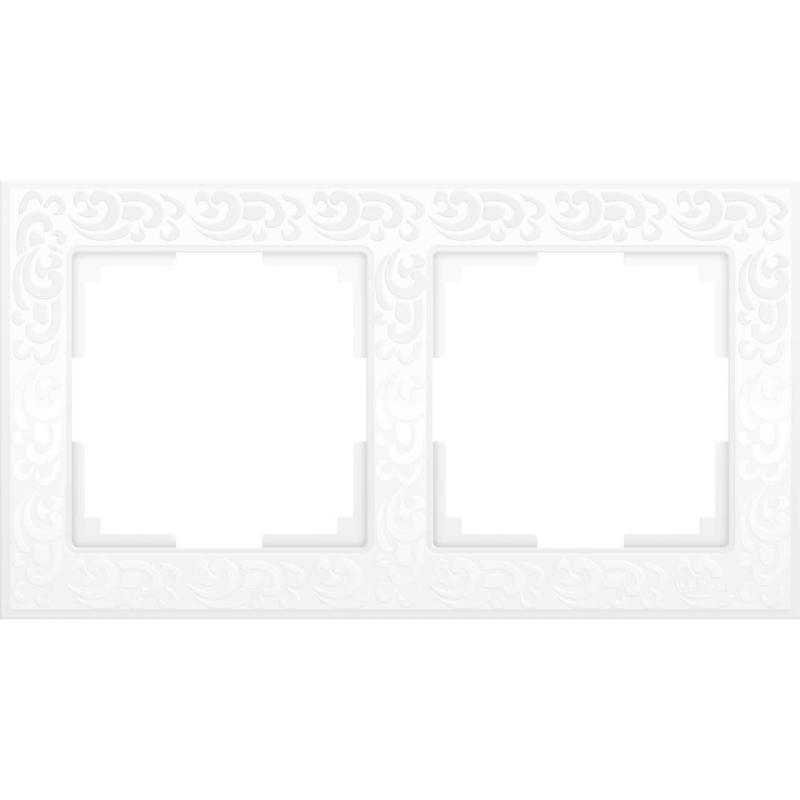 Рамка Werkel Flock на 2 поста белая WL05-Frame-02-white 4690389046711 в #REGION_NAME_DECLINE_PP#