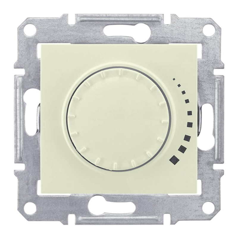 Диммер поворотный емкостный проходной Schneider Electric Sedna 60-500W SDN2200547 в Санкт-Петербурге