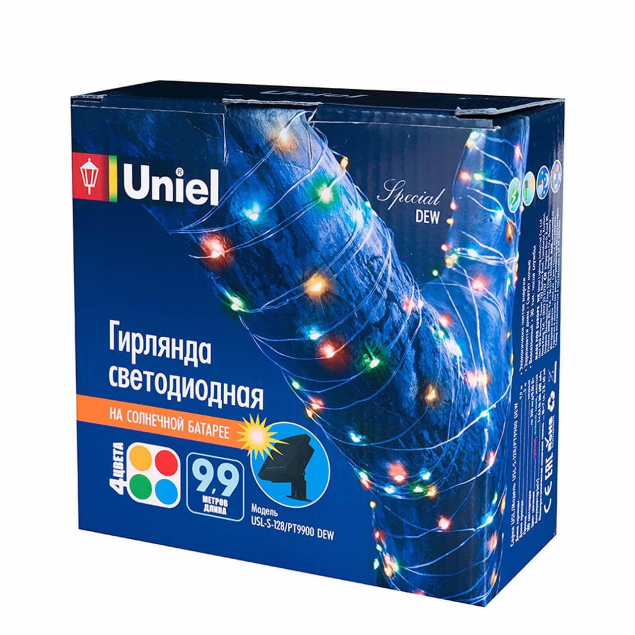 Гирлянда на солнечных батареях (UL-00004672) Uniel Роса USL-S-128/PT9900 Dew в Санкт-Петербурге